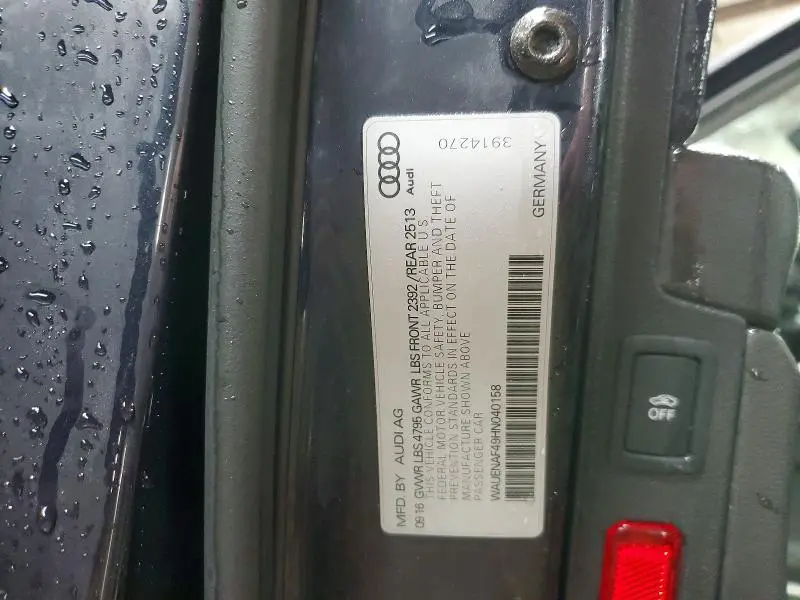 2017 AUDI A4 PREMIUM PLUS  