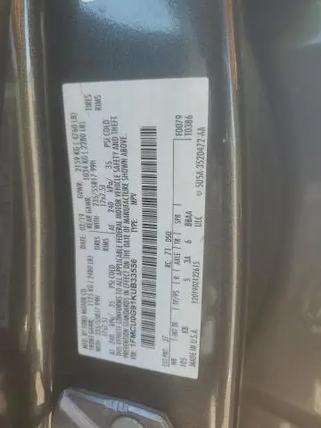 2019 FORD ESCAPE SE  