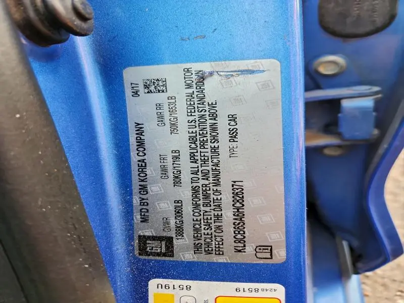 2017 CHEVROLET SPARK LS  