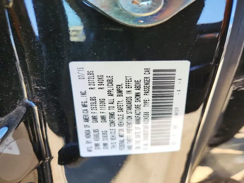 2015 ACURA TLX   