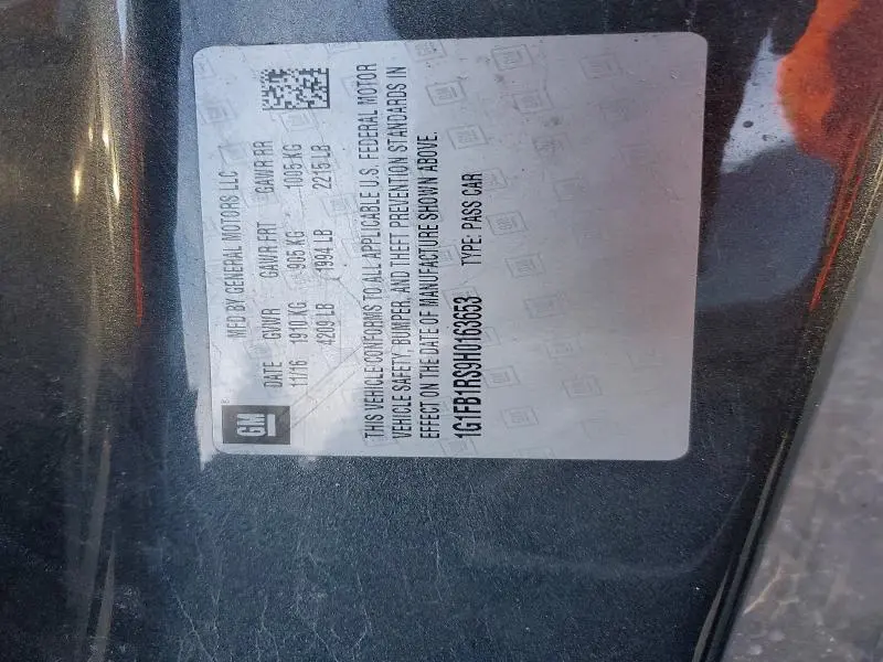 2017 CHEVROLET CAMARO LT  