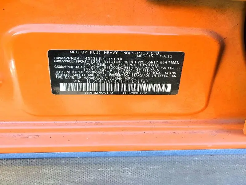 2013 SUBARU XV CROSSTREK 2.0 PREMIUM  