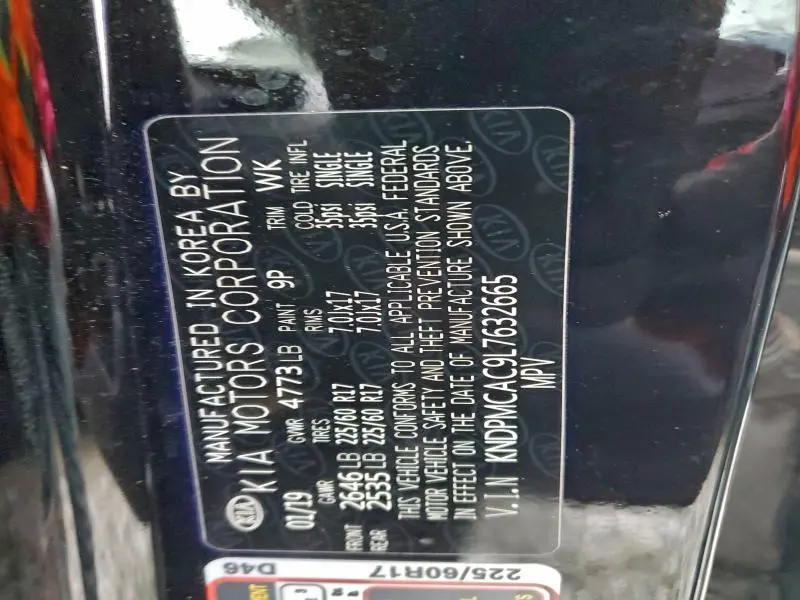 2020 KIA SPORTAGE LX  