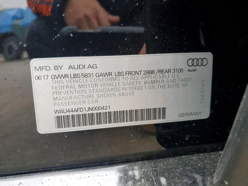 2018 AUDI A8   