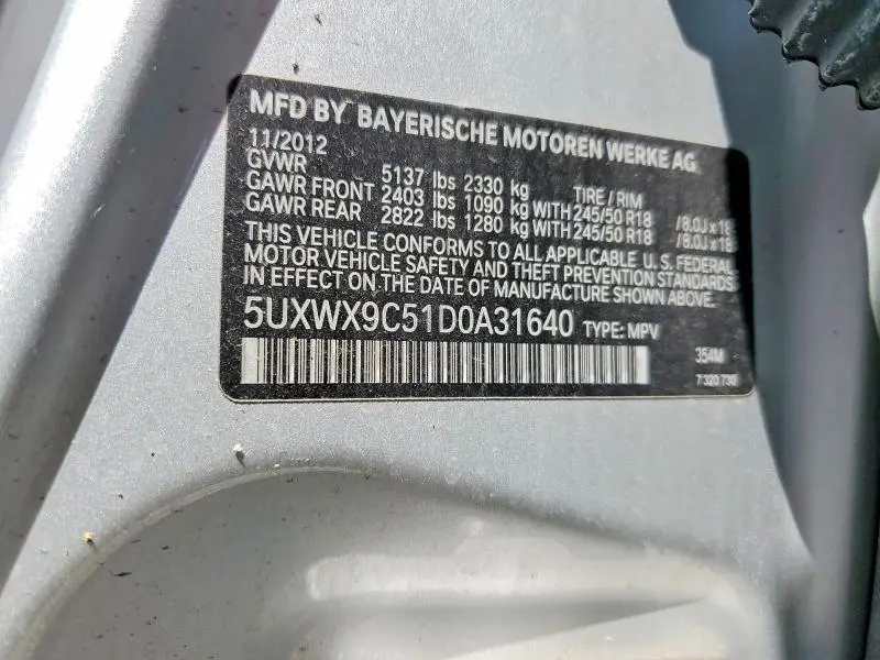 2013 BMW X3 XDRIVE28I  