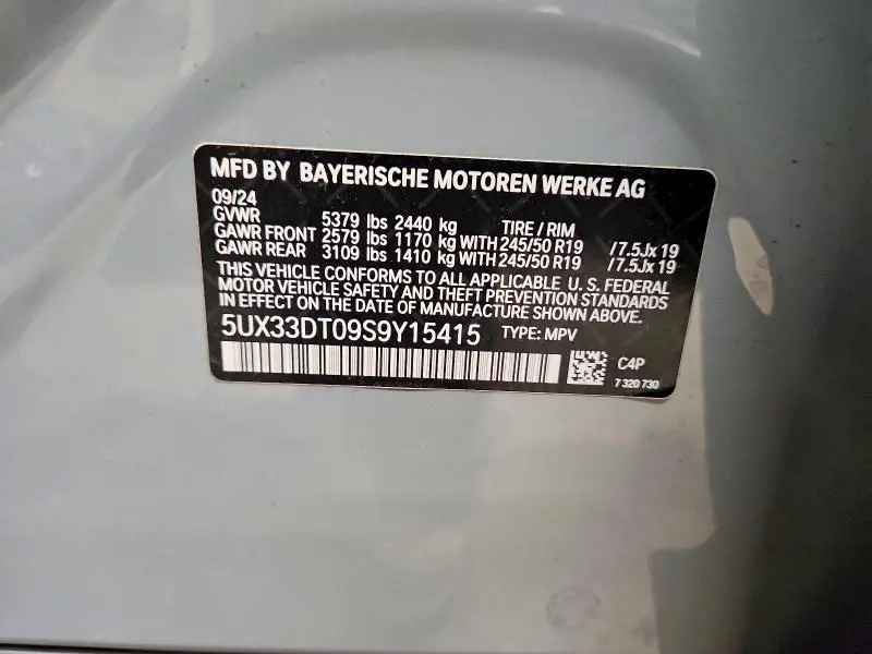 2025 BMW X4 XDRIVE30I  