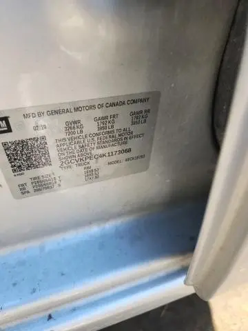 2019 CHEVROLET SILVERADO LD K1500 LT  