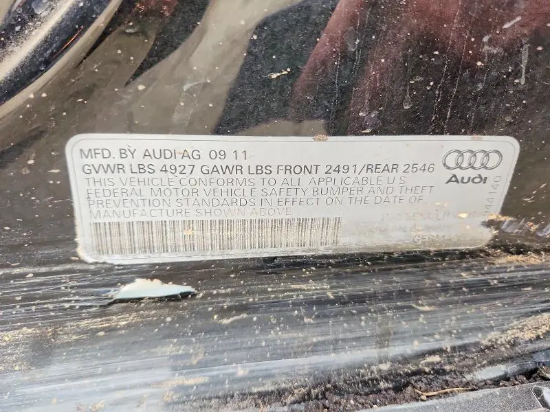2012 AUDI A4 PREMIUM PLUS  