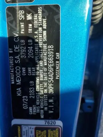 2023 KIA FORTE GT LINE  