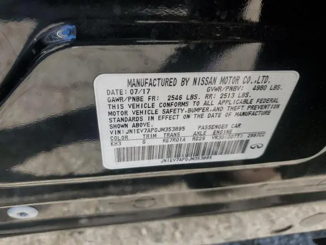 2018 INFINITI Q50 LUXE  