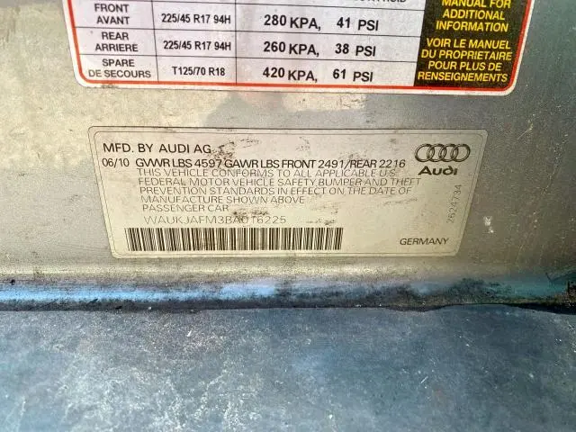 2011 AUDI A3 PREMIUM PLUS  