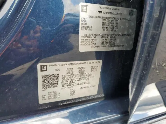 2020 GMC SIERRA C1500 SLT  