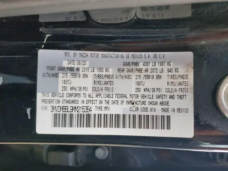 2021 MAZDA CX-30 SELECT  