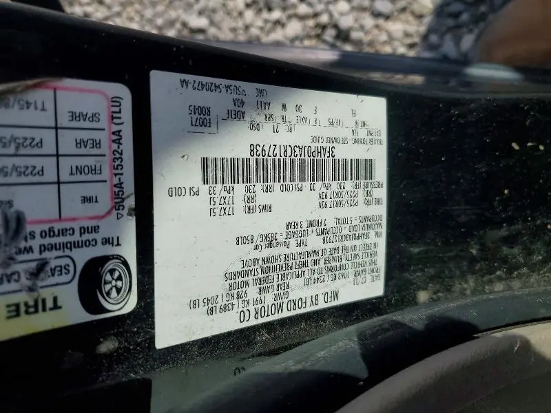 2012 FORD FUSION SEL  