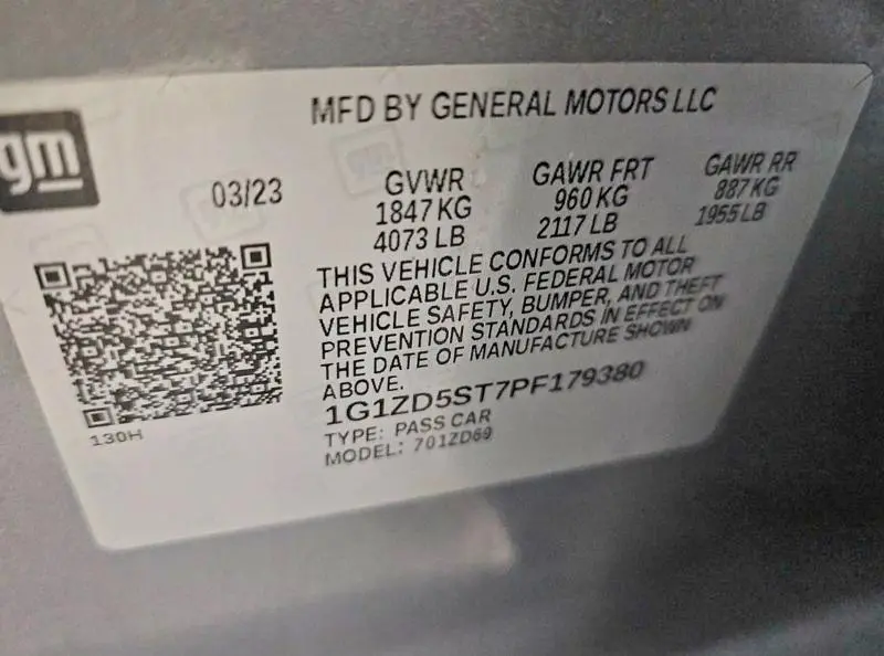 2023 CHEVROLET MALIBU LT  