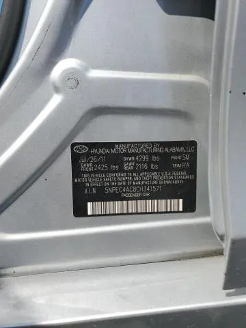2012 HYUNDAI SONATA SE  