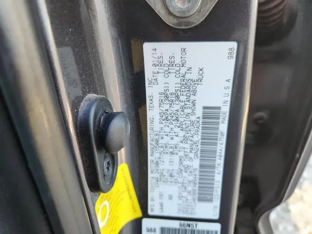 2014 TOYOTA TACOMA DOUBLE CAB  