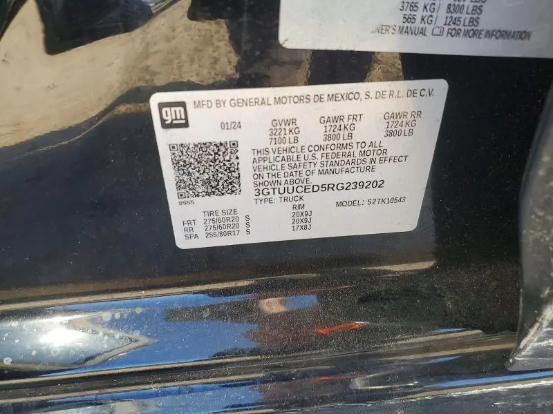 2024 GMC SIERRA K1500 ELEVATION  