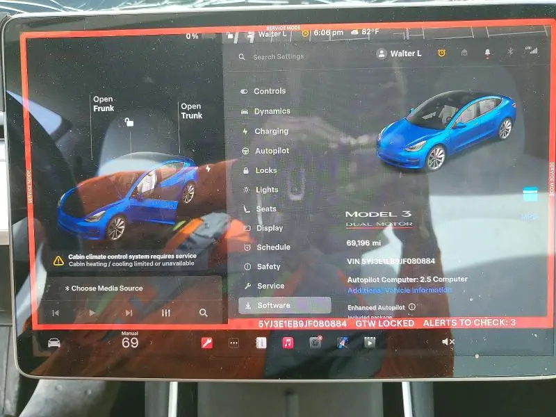 2018 TESLA MODEL 3   