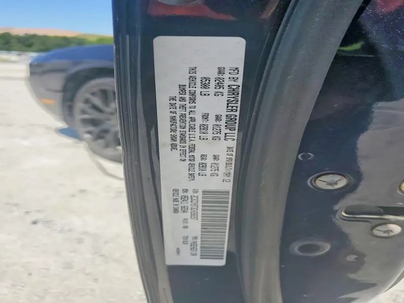 2012 DODGE CHALLENGER R  