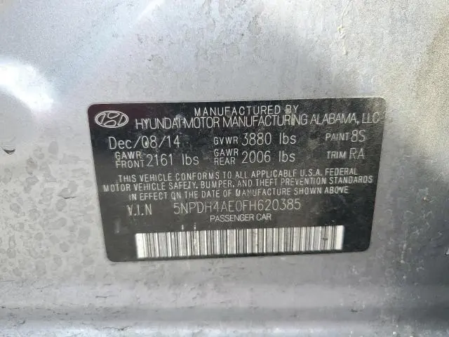 2015 HYUNDAI ELANTRA SE  