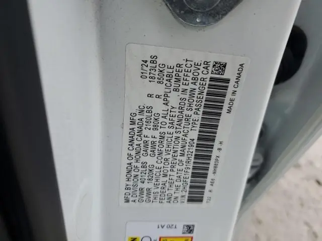 2024 HONDA CIVIC TOURING  