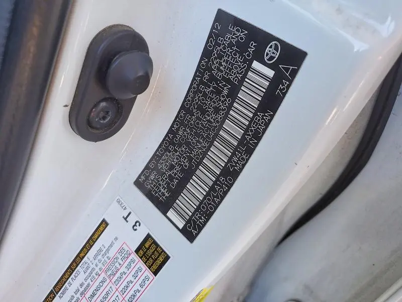 2012 TOYOTA PRIUS V FIVE  