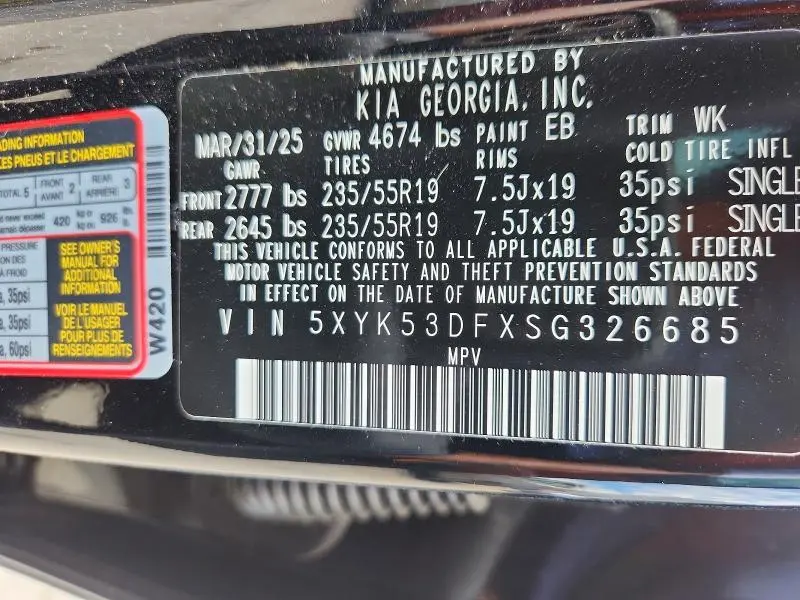 2025 KIA SPORTAGE SX PRESTIGE  