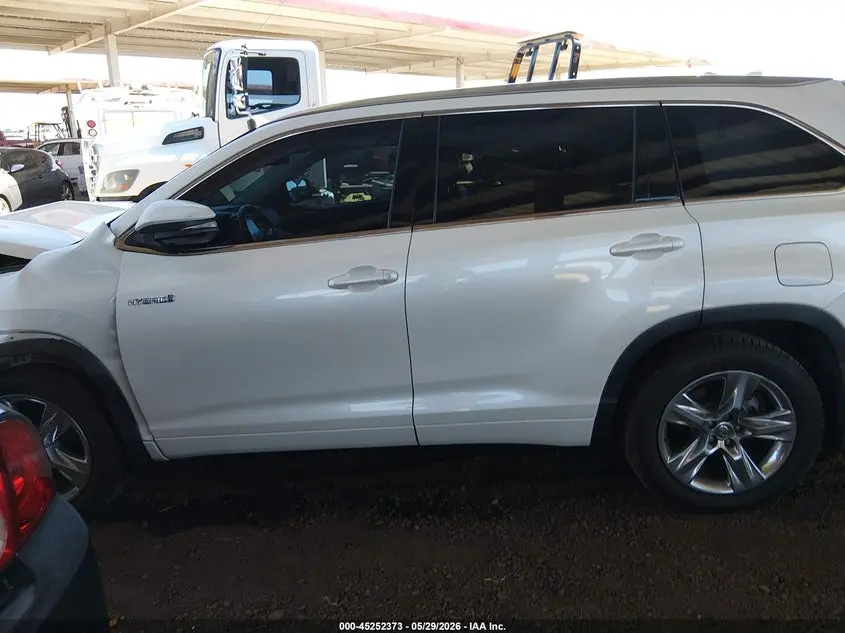 2014 TOYOTA HIGHLANDER HYBRID LIMITED PLATINUM V6