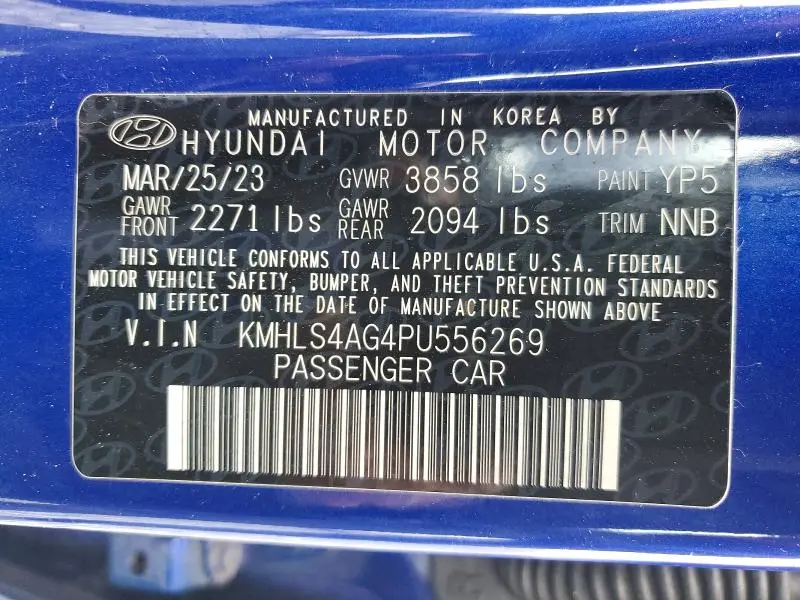 2023 HYUNDAI ELANTRA SEL  