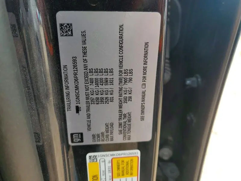 2023 CHEVROLET TAHOE C1500 LS  
