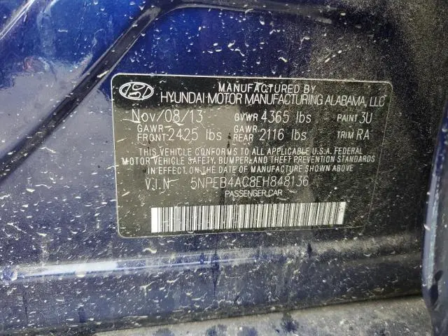 2014 HYUNDAI SONATA GLS  