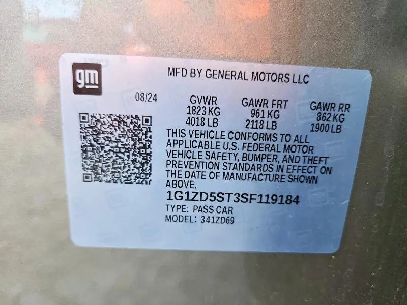 2025 CHEVROLET MALIBU LT  