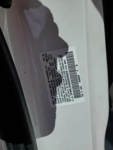 2016 HONDA ODYSSEY EXL  