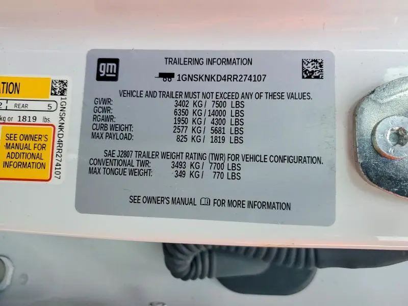 2024 CHEVROLET TAHOE K1500 LT 4WD