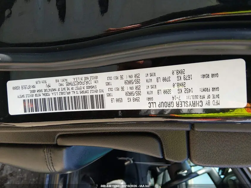 2014 JEEP GRAND CHEROKEE ALTITUDE
