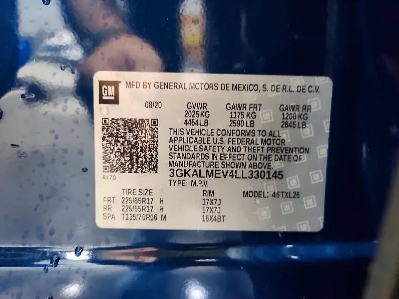 2020 GMC TERRAIN SLE  