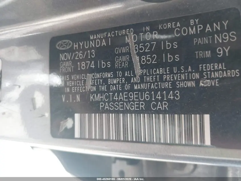 2014 HYUNDAI ACCENT GLS