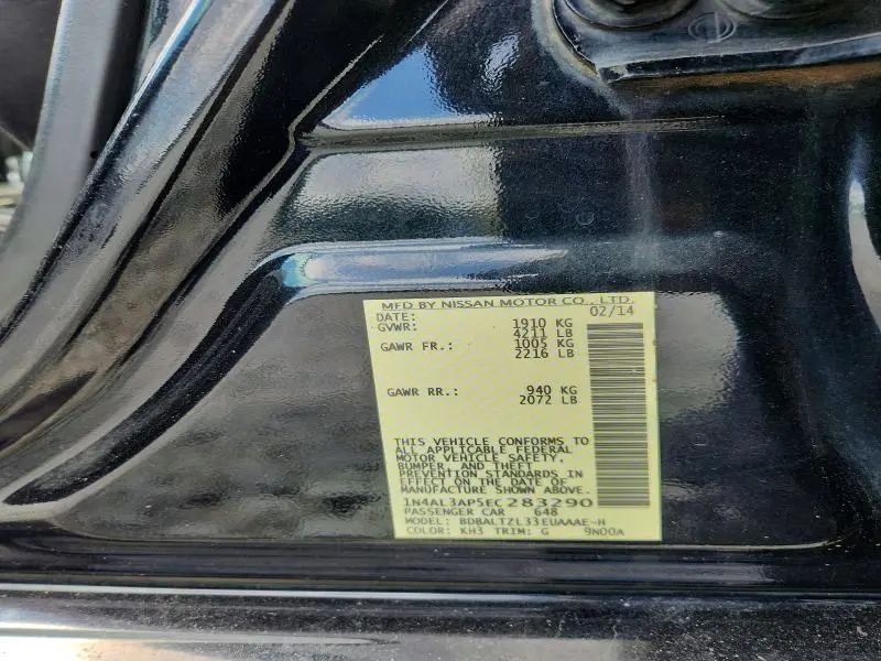 2014 NISSAN ALTIMA 2.5 SV  