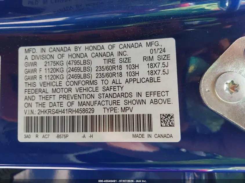 2024 HONDA CR-V EX AWD