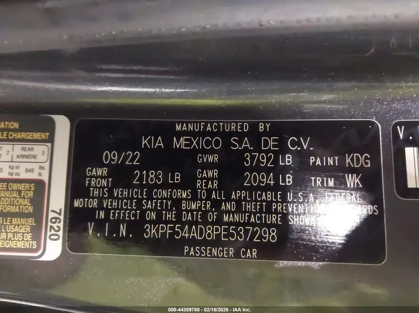 2023 KIA FORTE GT-LINE