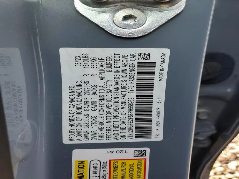 2023 HONDA CIVIC SPORT  