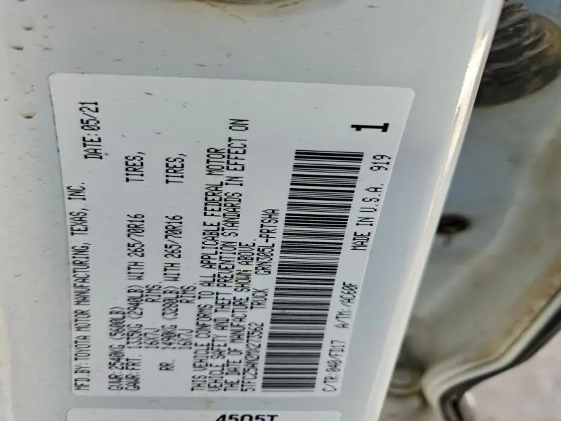 2021 TOYOTA TACOMA DOUBLE CAB  