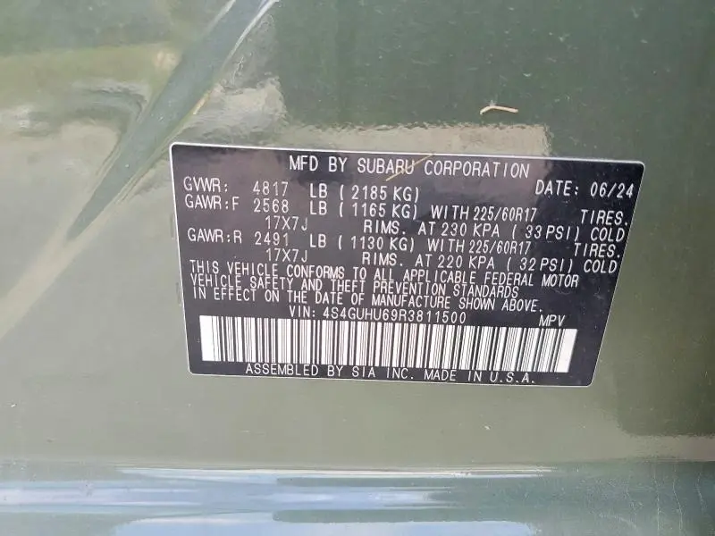 2024 SUBARU CROSSTREK WILDERNESS  