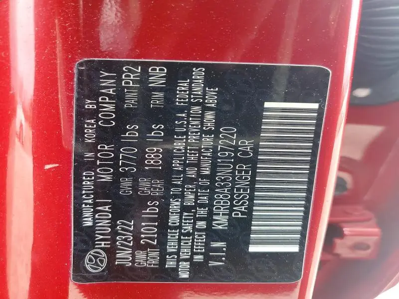 2022 HYUNDAI VENUE SE  