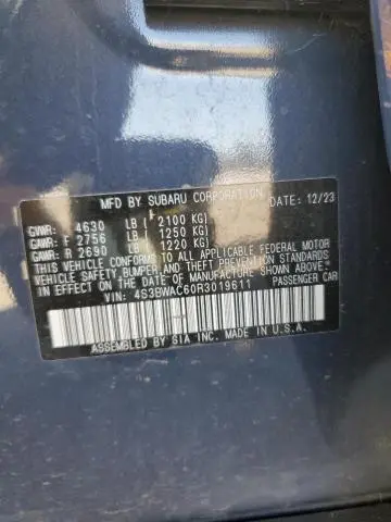 2024 SUBARU LEGACY PREMIUM  