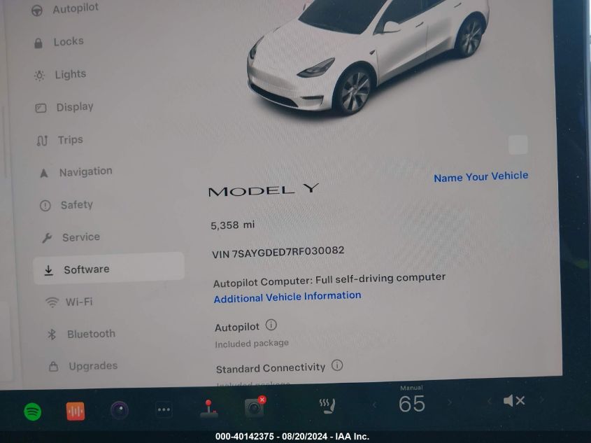 2024 TESLA MODEL Y LONG RANGE/RWD