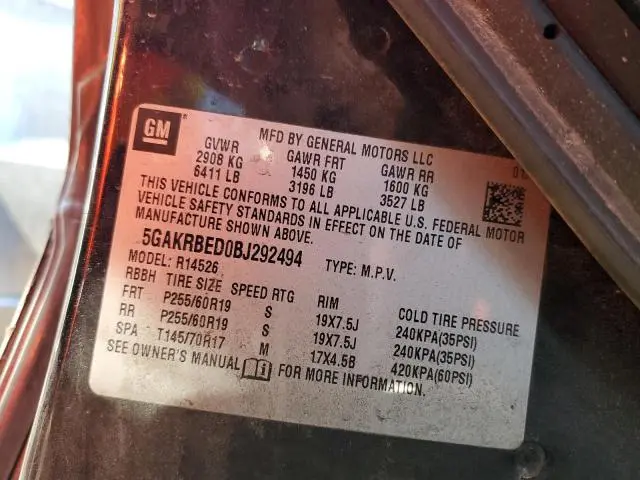 2011 BUICK ENCLAVE CXL  