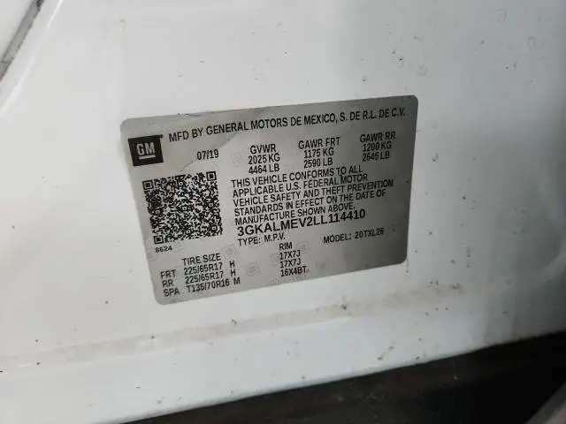 2020 GMC TERRAIN SLE  