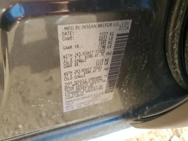 2024 NISSAN FRONTIER S  